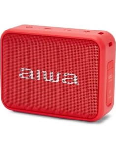 Altavoz con Bluetooth Aiwa BS-200RD/ 6W/ 1.0/ Rojo