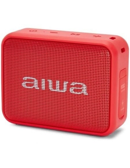 Altavoz con Bluetooth Aiwa BS-200RD/ 6W/ 1.0/ Rojo