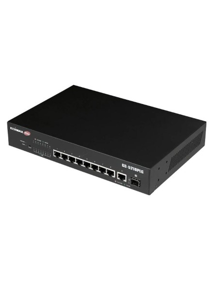 Edimax GS-5210PLG Switch 10xGbE LR PoE+ (1xSFP)