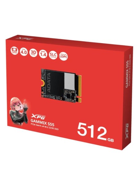 ADATA XPG SSD GAMMIX S55 512Gb Gen4x4 M.2 2230