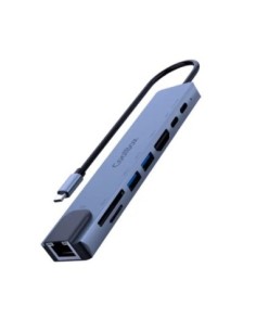 Coolbox M.DOCK C81 USB-C/1PD/2USB-A/HDMI/SD/MSD/RJ