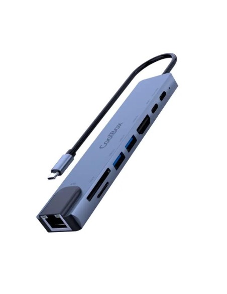 Coolbox M.DOCK C81 USB-C/1PD/2USB-A/HDMI/SD/MSD/RJ