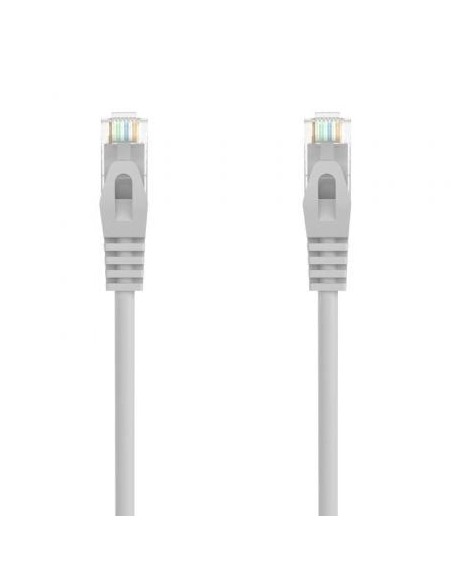 Cable de Red RJ45 AWG24 UTP Aisens A145-0555 Cat.6A/ LSZH/ 20m/ Gris