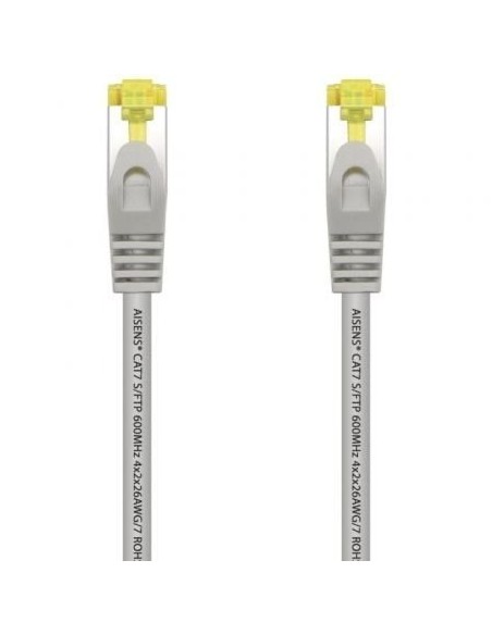 Cable de Red RJ45 S/FTP Aisens A146-0332 Cat.7/ 25cm/ Gris