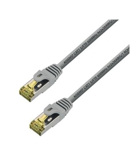 Cable de Red RJ45 SFTP Aisens A146-0339 Cat.7/ 15m/ Gris