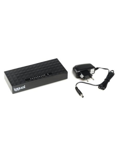 iggual Switch Gigabit 8 puertos 1000 Mbps GES8000