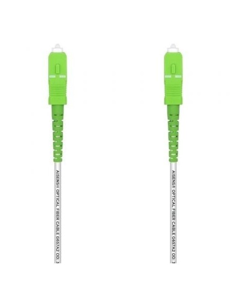 Cable de Fibra Óptica G657A2 3.0 Aisens A152-0496/ LSZH/ 5m/ Blanco