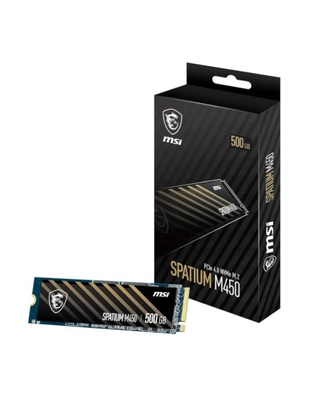 MSI SSD Spatium M450 500Gb PCIe 4.0 NVMe 3600 Mb-s