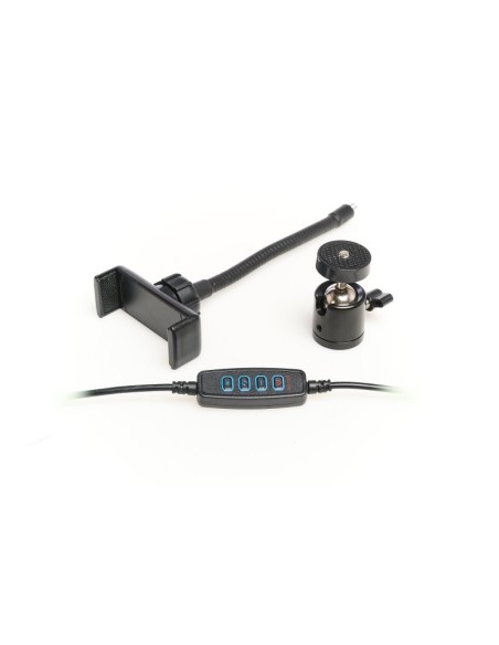 iggual Kit Aro luz LED 10" + Trípode 200 cm