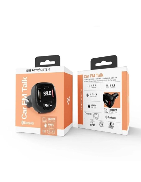 Energy Sistem Car FM Talk Negro