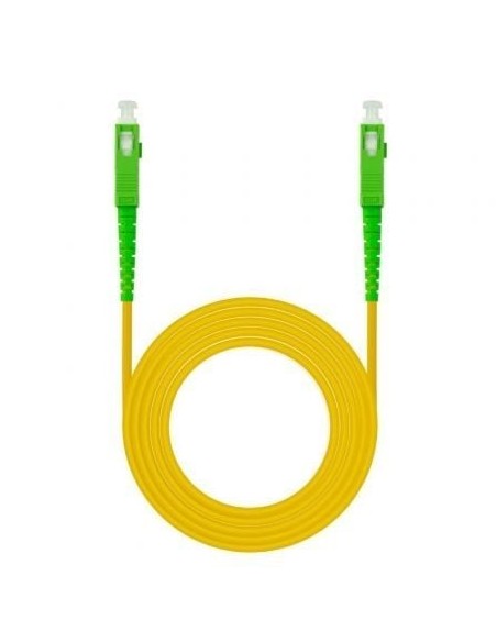 Cable de Fibra Óptica G657A2 Nanocable 10.20.0060/ LSZH/ 60m/ Amarillo