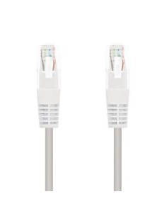 Cable de Red RJ45 UTP Nanocable 10.20.0101-W Cat.5e/ 1m/ Blanco