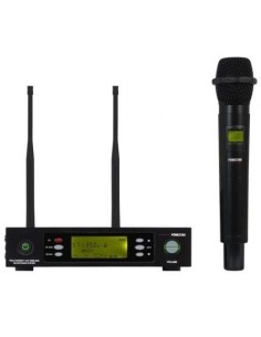 Micrófono Inalámbrico de Mano UHF MSH-887-570/ Incluye Receptor