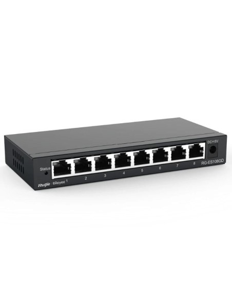 Reyee Unmanaged Switch 8xGb RJ45 Steel Case