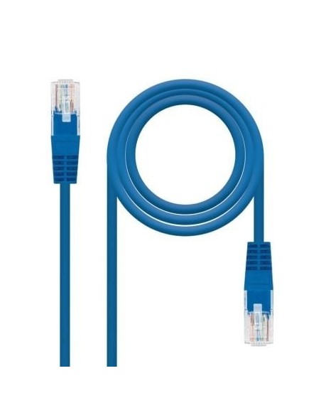 Cable de Red RJ45 UTP Nanocable 10.20.0400-L30 Cat.6/ 30cm/ Azul