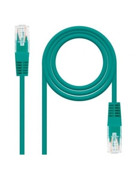 Cable de Red RJ45 UTP Nanocable 10.20.0400-L30 Cat.6/ 30cm/ Verde