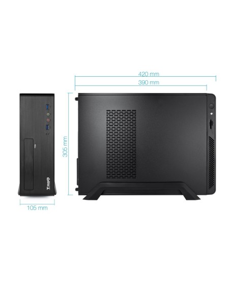 Tooq Caja Micro ATX/ITX TQC-3006DU3C 500W USB3.0