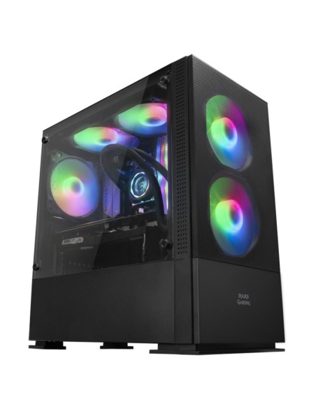 Mars Gaming Caja MCZ PREMIUM M-ATX 2X FRGB Negra