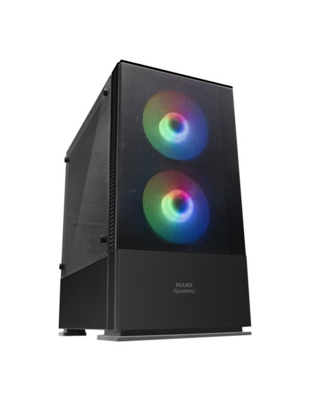 Mars Gaming Caja MCZ PREMIUM M-ATX 2X FRGB Negra
