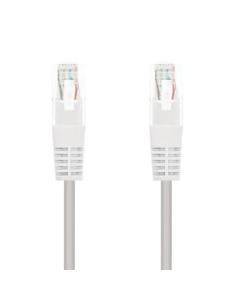 Cable de Red RJ45 UTP Nanocable 10.20.0110-W Cat.5/ 10m/ Blanco