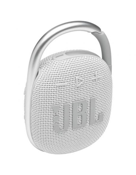 Altavoz con Bluetooth JBL Clip 4/ 5W/ 1.0/ Blanco