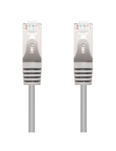 Cable de Red RJ45 FTP Nanocable 10.20.0801/ Cat.6/ 1m/ Gris
