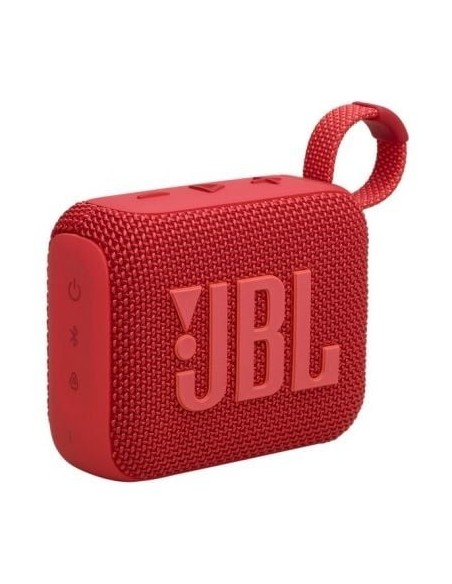Altavoz con Bluetooth JBL GO 4/ 4.2W/ 1.0/ Rojo
