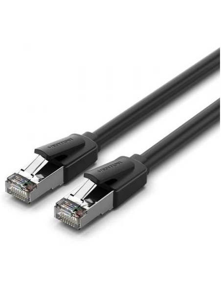 Cable de Red RJ45 SFTP Vention IKKBF Cat.8/ 1m/ Negro