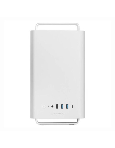 MARS GAMING Microatx MCELITE Alto Rendi. Blanco