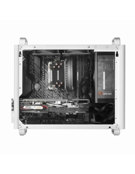 MARS GAMING Microatx MCELITE Alto Rendi. Blanco