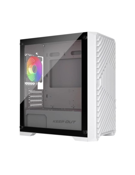 Keep Out Caja M-Atx XC-220W 4FANS Usb3.0 White