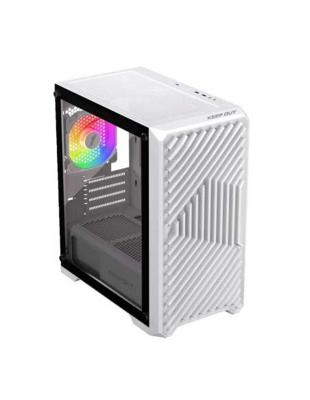 Keep Out Caja M-Atx XC-220W 4FANS Usb3.0 White