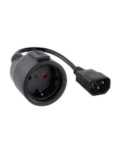 Nanocable Cable Adaptador C14-M a CEE7-H. 50cm