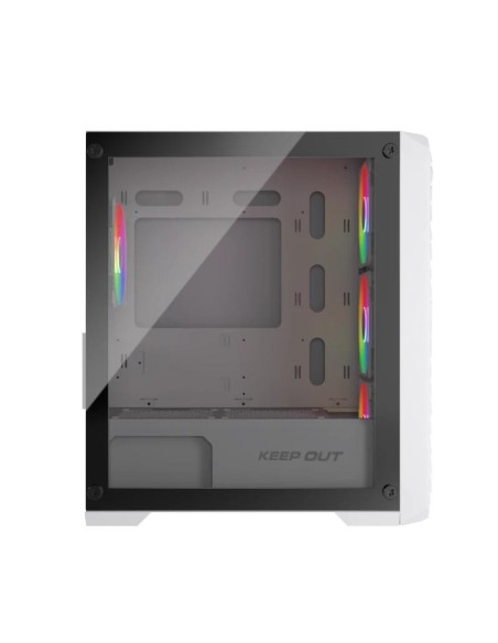 Keep Out Caja M-Atx XC-220W 4FANS Usb3.0 White