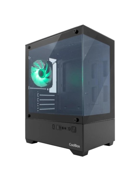 Coolbox Caja Gaming MATX GM200 V.Lite S.FTE ARGB N