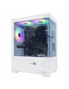 Coolbox Caja Gaming MATX GM200 V.Lite ARGB S.FTE B