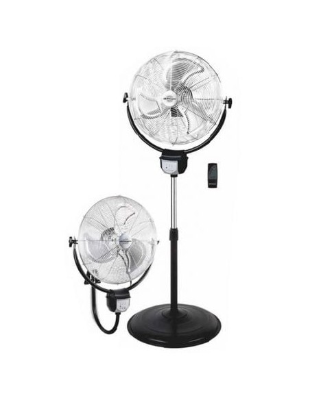 Ventilador 2 en 1 Orbegozo PWS 3050/ Pie/ Pared/ 120W/ Aspas 120cm/ 3 velocidades