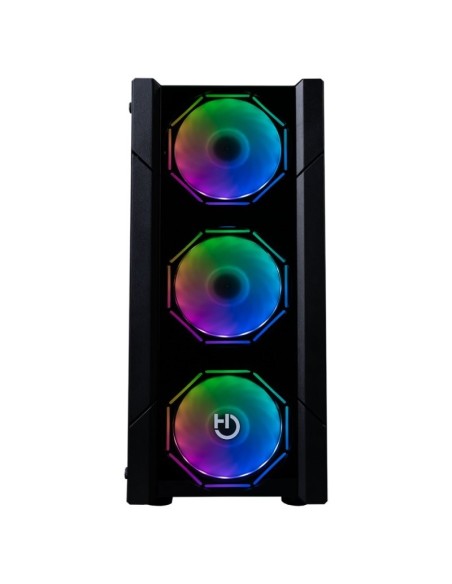 Hiditec Semitorre V30 PRO ARGB CRISTAL TEMPLADO