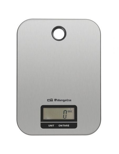 Báscula de Cocina Electrónica Orbegozo PC 1019/ hasta 5kg/ Plata
