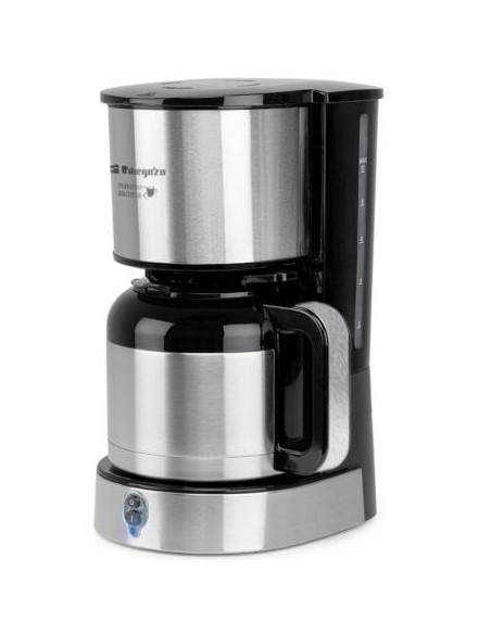 Cafetera de Goteo Orbegozo CG 5020/ 12 Tazas/ Plata