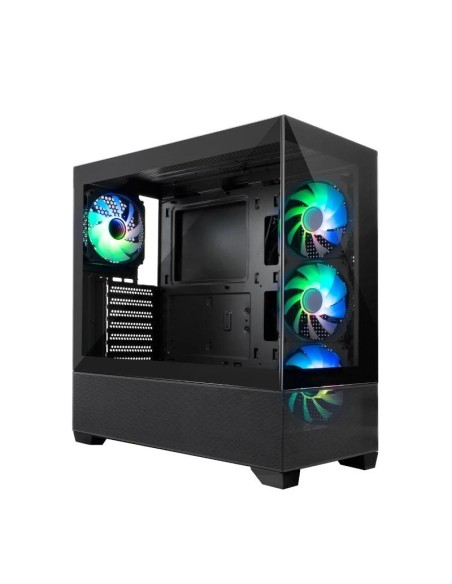 COOLBOX CHASIS ATX GA250 CRISTAL 4XVENT.ARGB