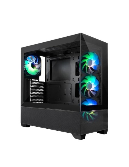 COOLBOX CHASIS ATX GA250 CRISTAL 4XVENT.ARGB