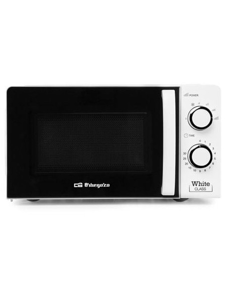Microondas Orbegozo MI 2115/ 700W/ Capacidad 20L/ Blanco