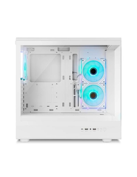 NOX Semitorre HUMMER SIGNAL Frameless ARGB Blanco