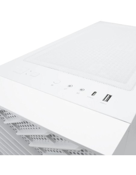 Coolbox Caja Gaming ATX GA300 GRIDLINE White