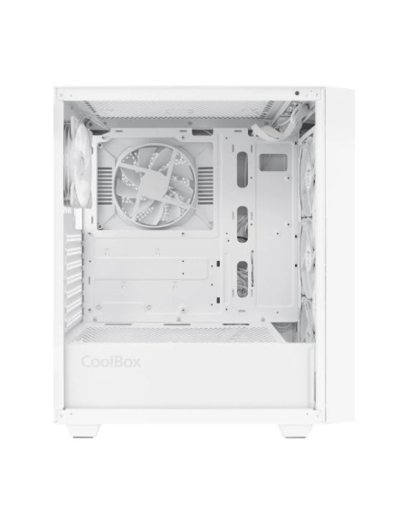 Coolbox Caja Gaming ATX GA300 GRIDLINE White