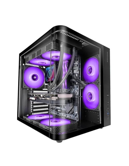 MARS GAMING Semitorre ATX MCCURV negra