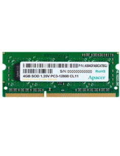 Memoria RAM Apacer 4GB/ DDR3L/ 1600MHz/ 1.35V/ SODIMM