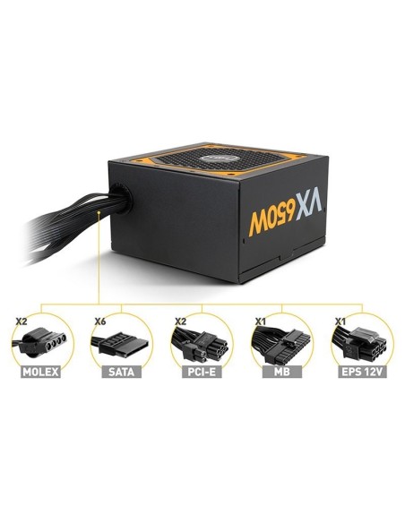NOX Fuente Alimentación Urano VX 650W 80+ BRONZE