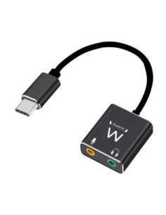 Ewent Cable adaptador de audio USB tipo C/ Jack